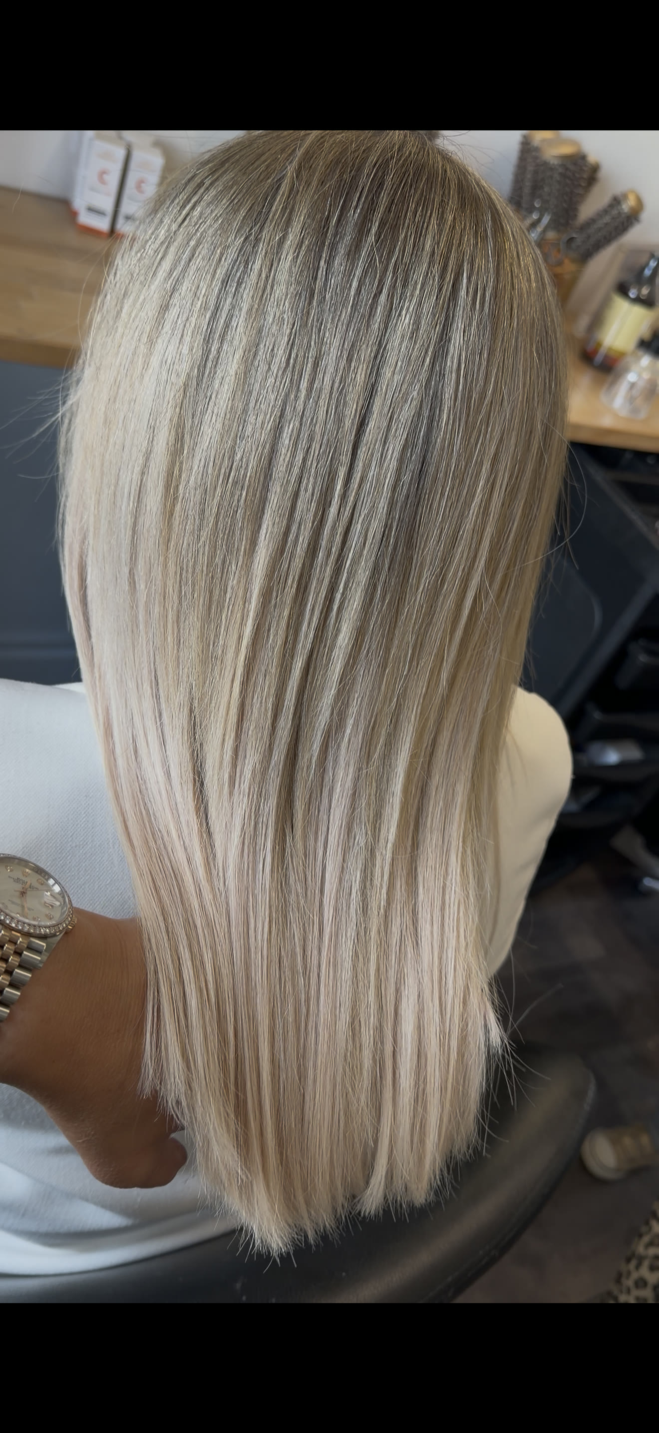Après transformation capillaire — salon MLK Hair Beauty Givors