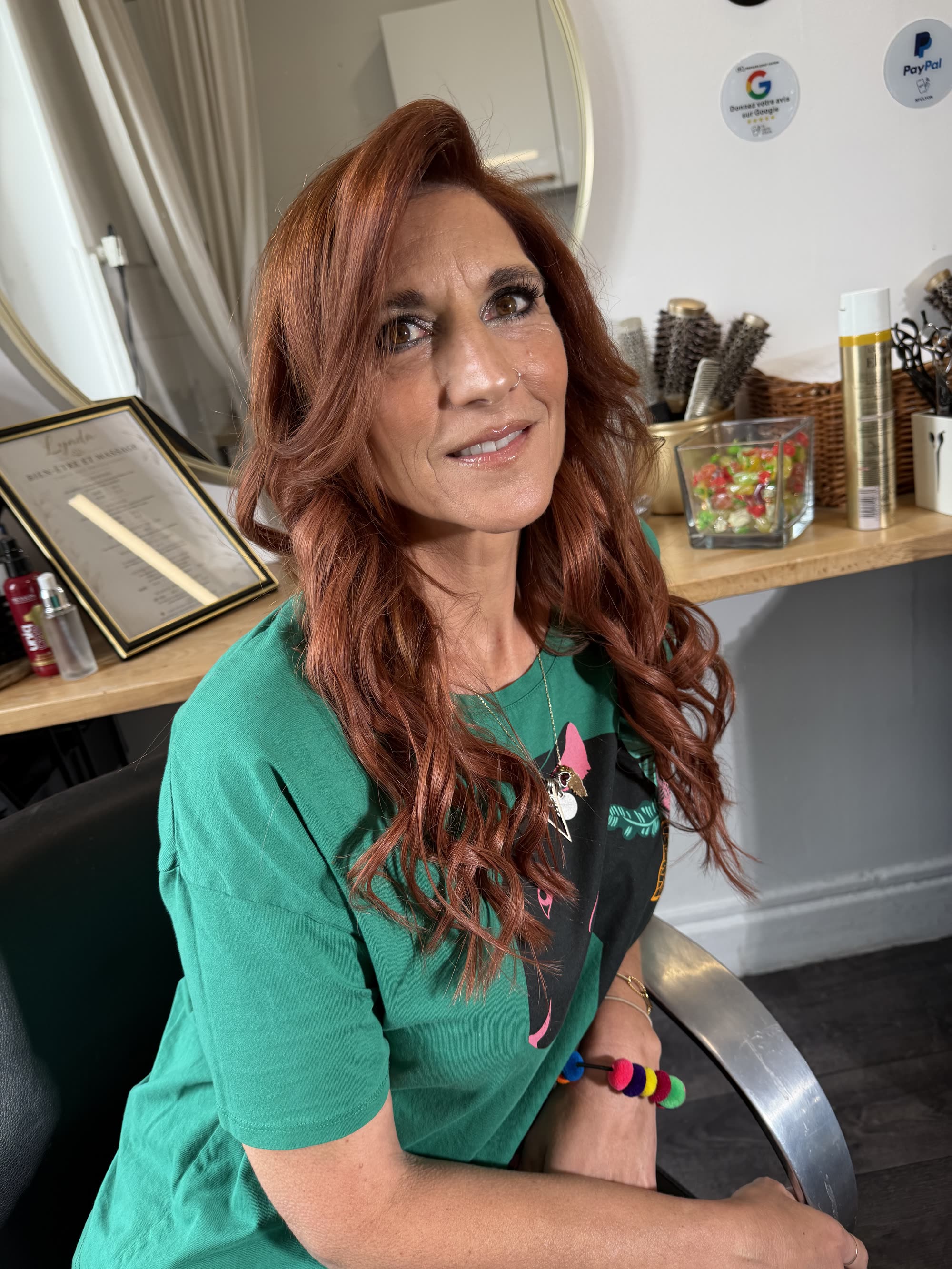Après pose d'extensions — salon MLK Hair Beauty Givors